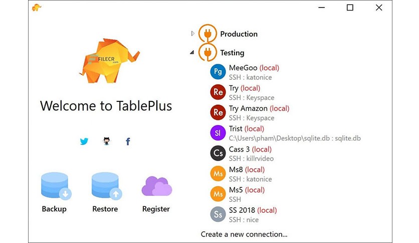 TablePlus 5.4.2 instal