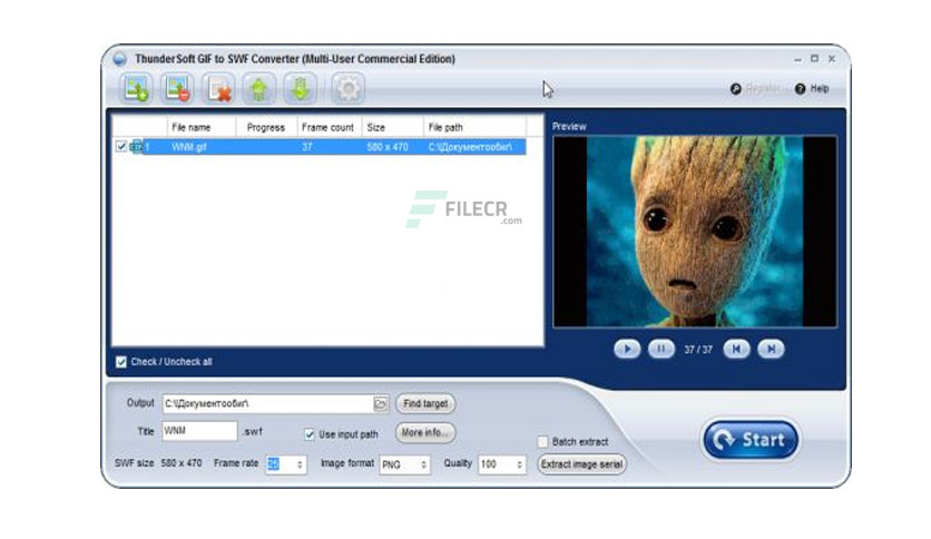 ThunderSoft GIF to SWF Converter 4.2.0