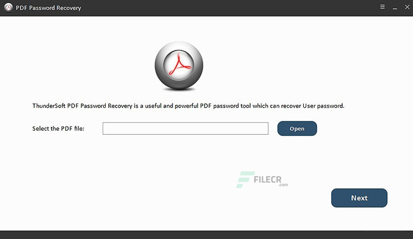 ThunderSoft PDF Password Recovery 3.6.8