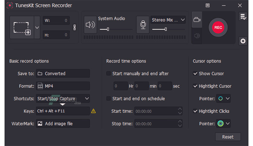 TunesKit Screen Recorder 2.4.0.45 free downloads