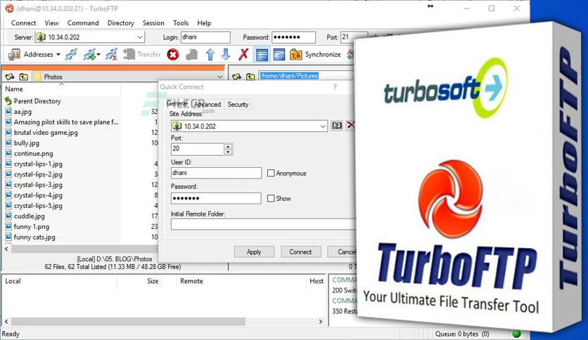 TurboFTP Corporate / Lite 6.99.1340 for mac instal