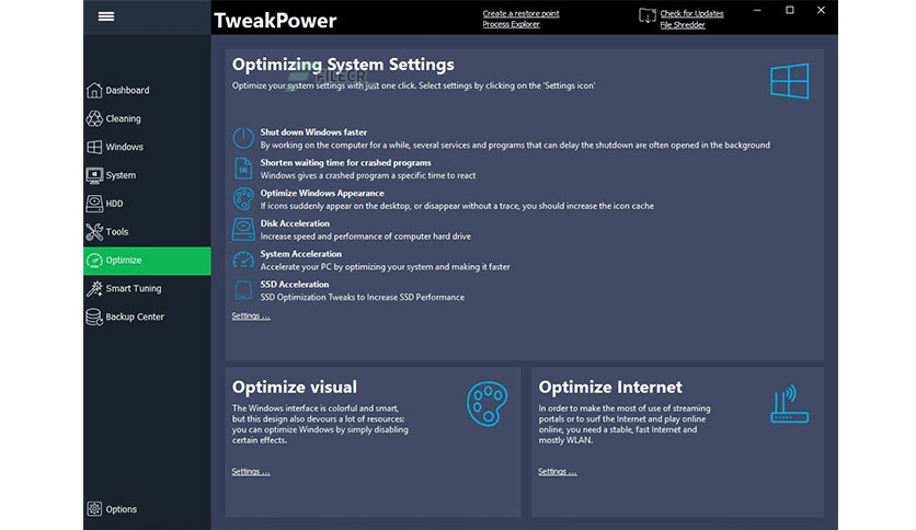 TweakPower 2.042 download the new for apple