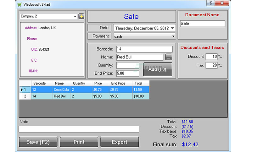 download the last version for android Vladovsoft Sklad Plus 14.1