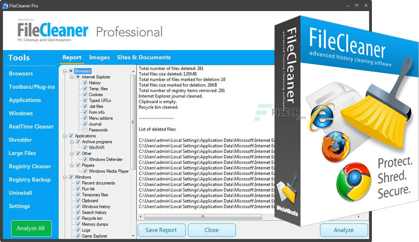 WebMinds FileCleaner Pro 4.9.0 Build 332
