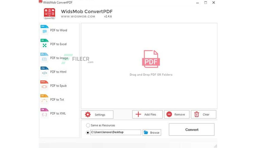 WidsMob ConvertPDF Pro 2.0.0.0