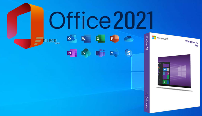 Windows 10 Professional 2023 with Office 2021 Pre-Activated - FileCR