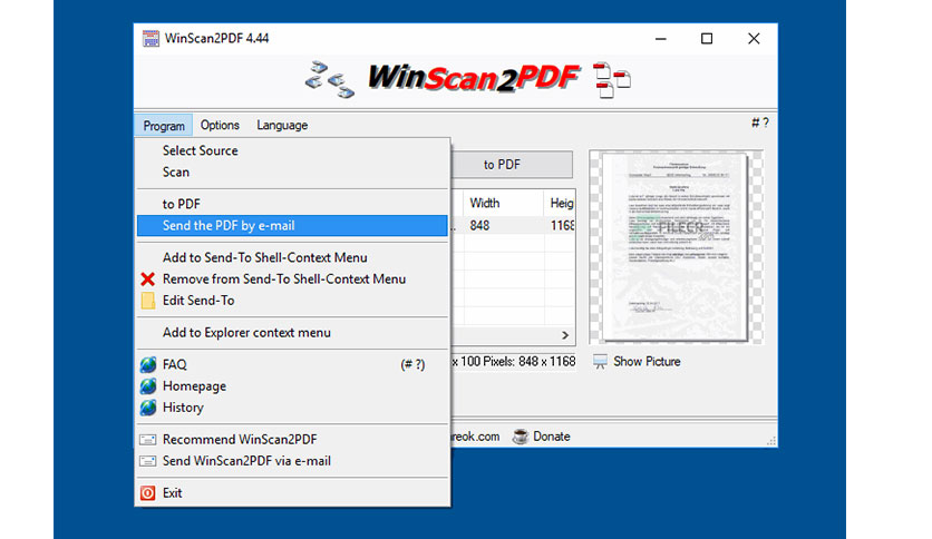 WinScan2PDF 8.68 download the new for apple