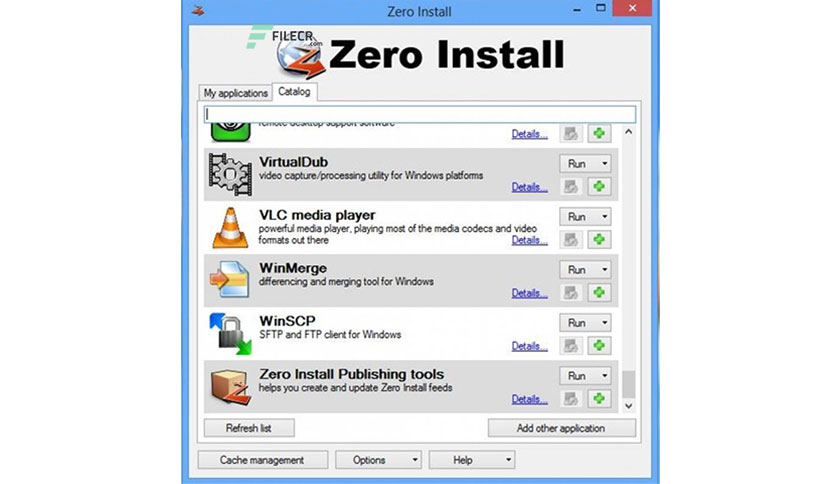 Zero Install 2.25.1 instal the last version for mac